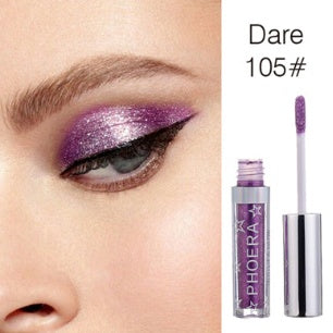 Sparkle All Night – PHOERA Long-Lasting Liquid Glitter Eyeshadow

