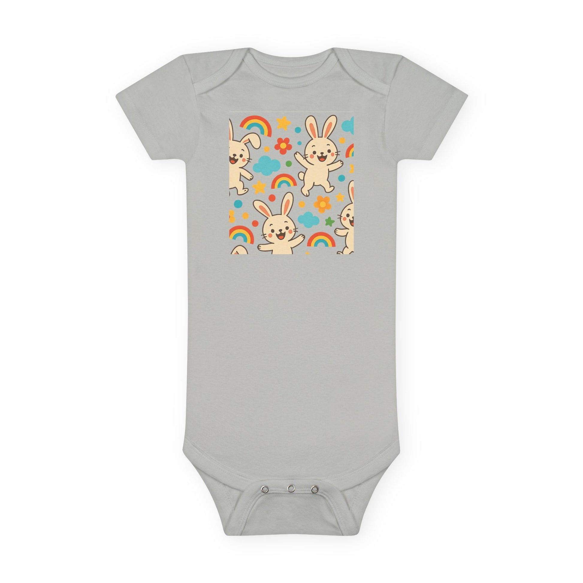 Infant bodysuit for baby girls and boys with soft seams

