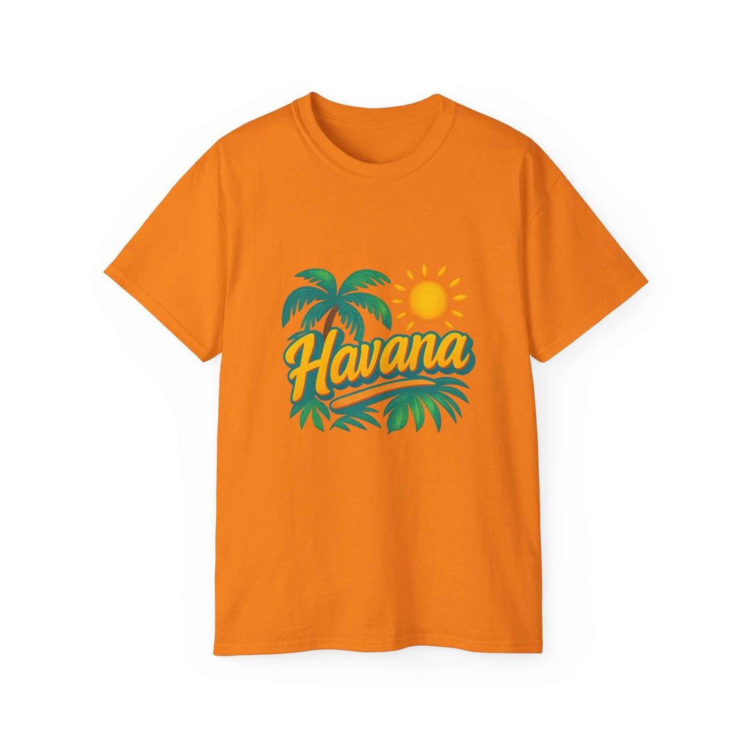 Sunset Escape: Havana Tropical Vibe Tee  Unisex Summer Shirt