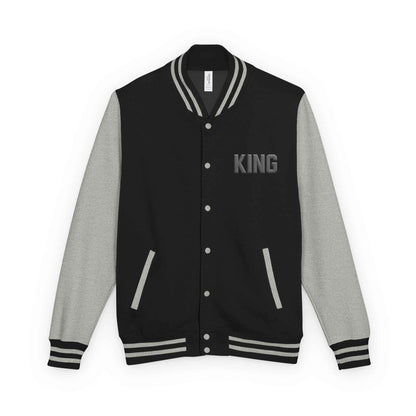 KING Letterman Jacket - Unisex Varsity Heavyweight Style