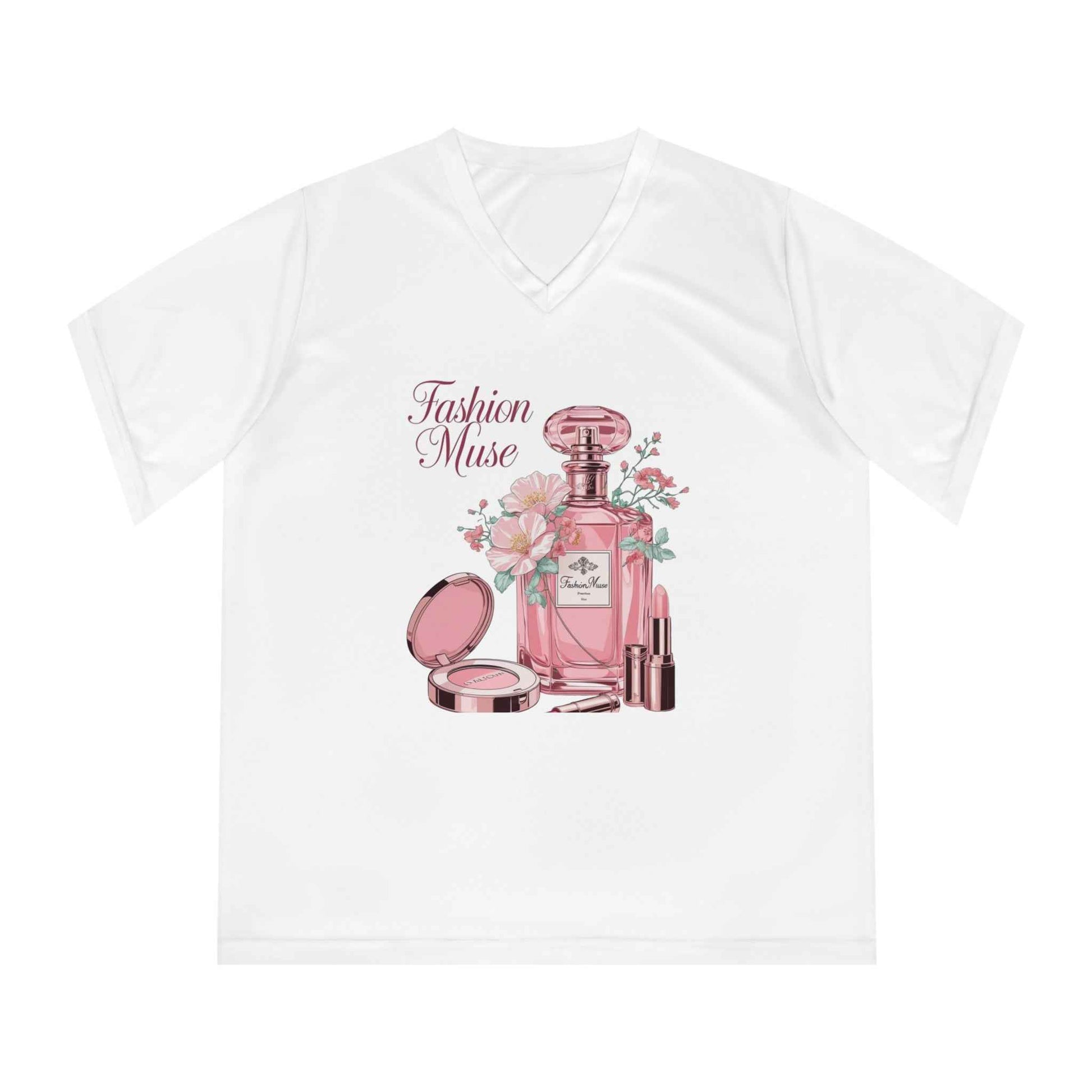 Women's Performance V-Neck T-Shirt – Stylish  Breathable