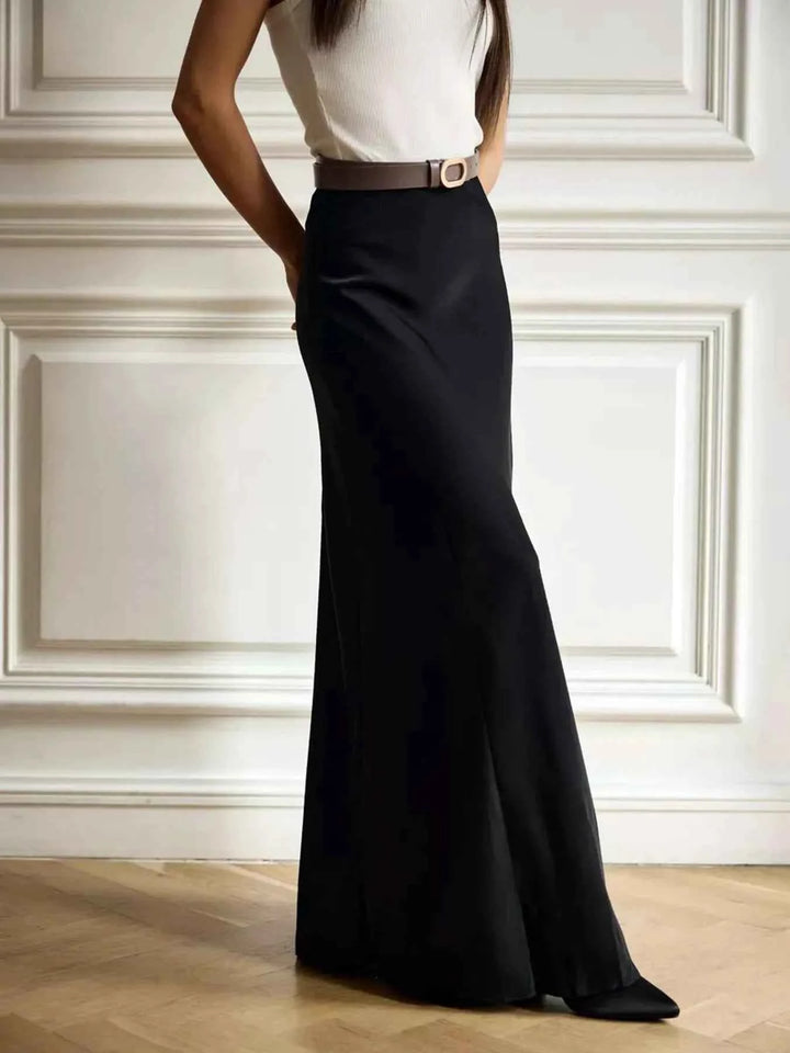 High-Waisted Maxi Skirt - Flowy Comfort &amp; Chic Style