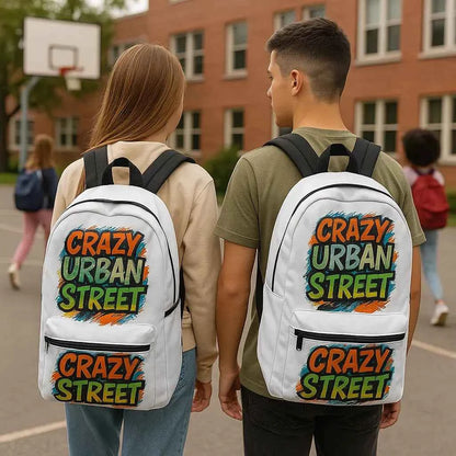 Bold Urban Graffiti Backpack for Teens & Everyday Use