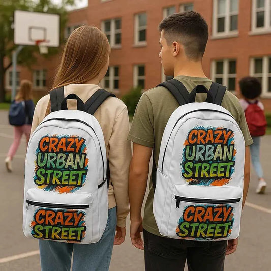 Bold Urban Graffiti Backpack for Teens & Everyday Use