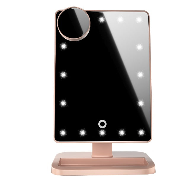 Touch Screen Makeup Mirror – touch controls, dimmable light
