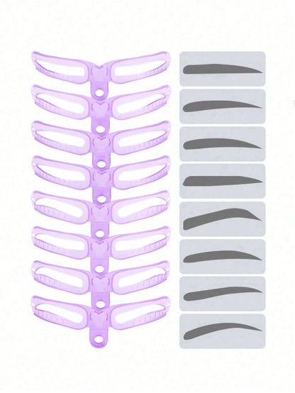 Travel-ready Eyebrow Stencils – compact, reusable, easy clean