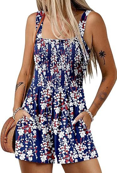 Trendy Floral Print Bodysuit Instagram-worthy Summer Style
