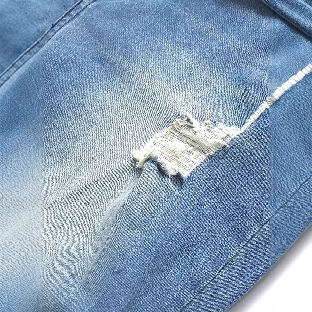 Trendy Peacock Blue Men’s Jeans – Youth Fashion Statement
