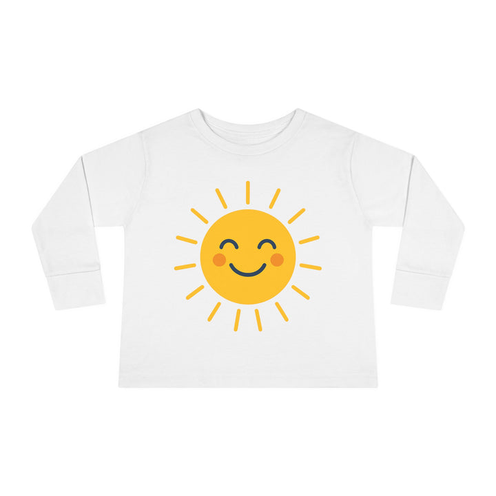 Sunny Smile Soft Sun Graphic Toddler Long-Sleeve Tee