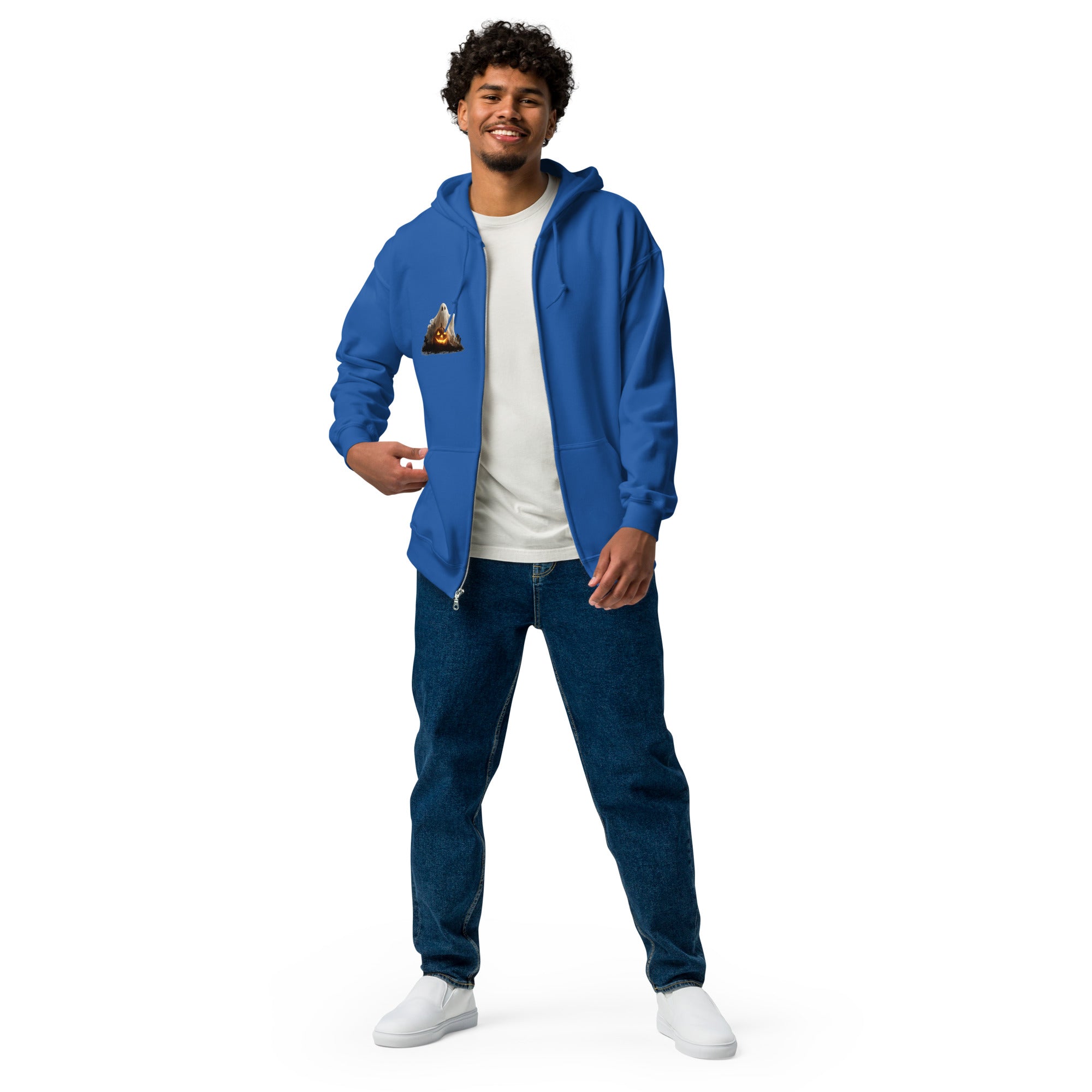 Unisex Zip Hoodie for Streetwear & Lounging

