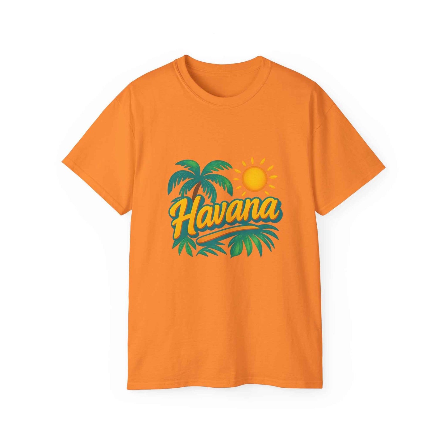 Sunset Escape: Havana Tropical Vibe Tee  Unisex Summer Shirt