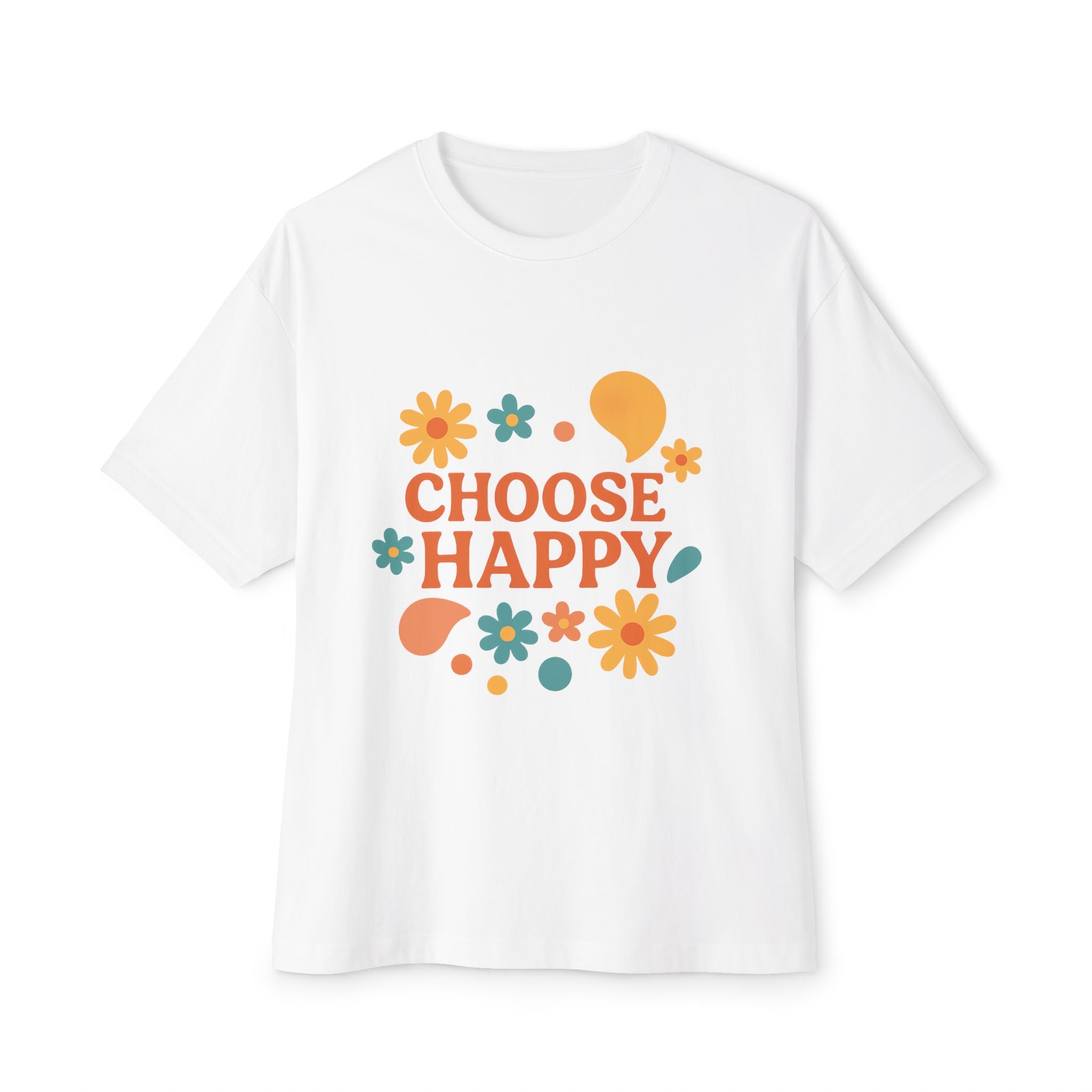 Soft cotton boxy t-shirt with dropped shoulders and relaxed fit for daily wear

