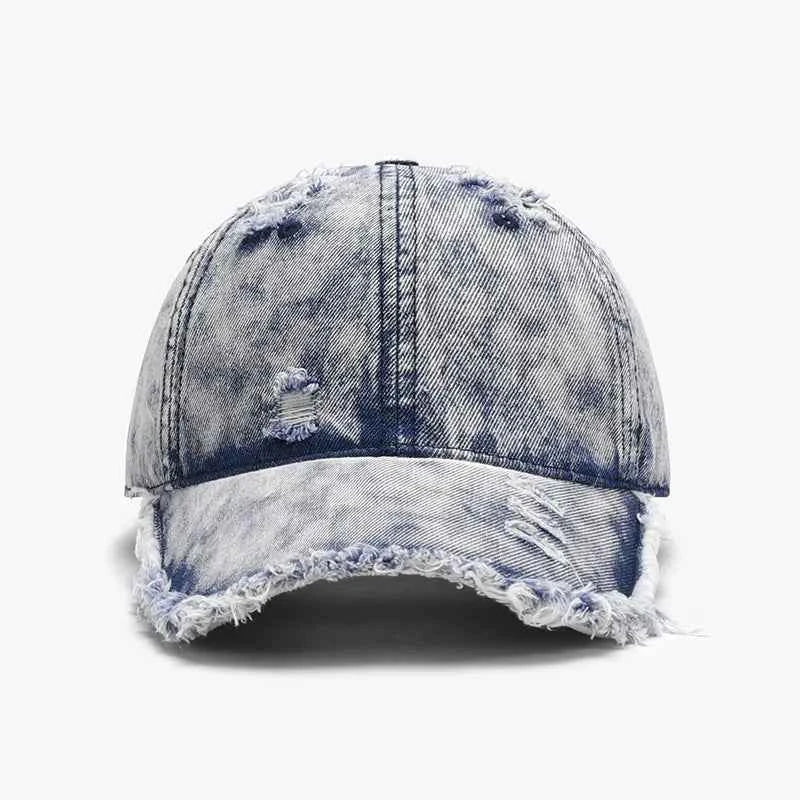 Get Distressed Cotton Adjustable Baseball Cap