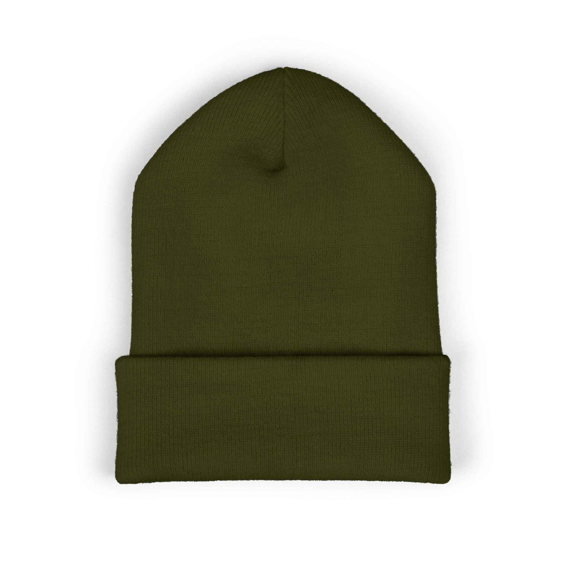 Timeless Cuffed Beanie – Embroidered Winter Gift Hat