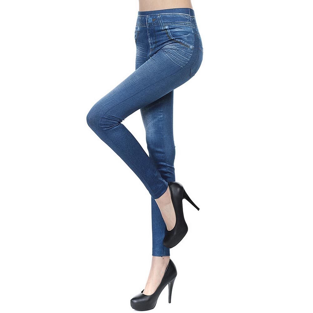 Vintage-Wash High Waisted Jeggings: Retro Vibes, Modern Fit

