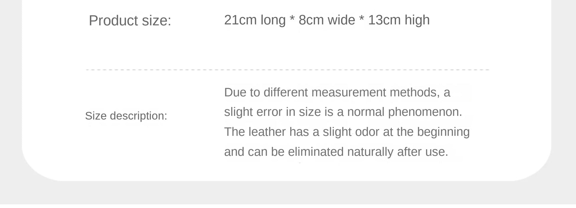 White genuine leather small handbag – organized pockets