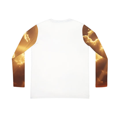 Woman lounging at home in soft long sleeve boho top

