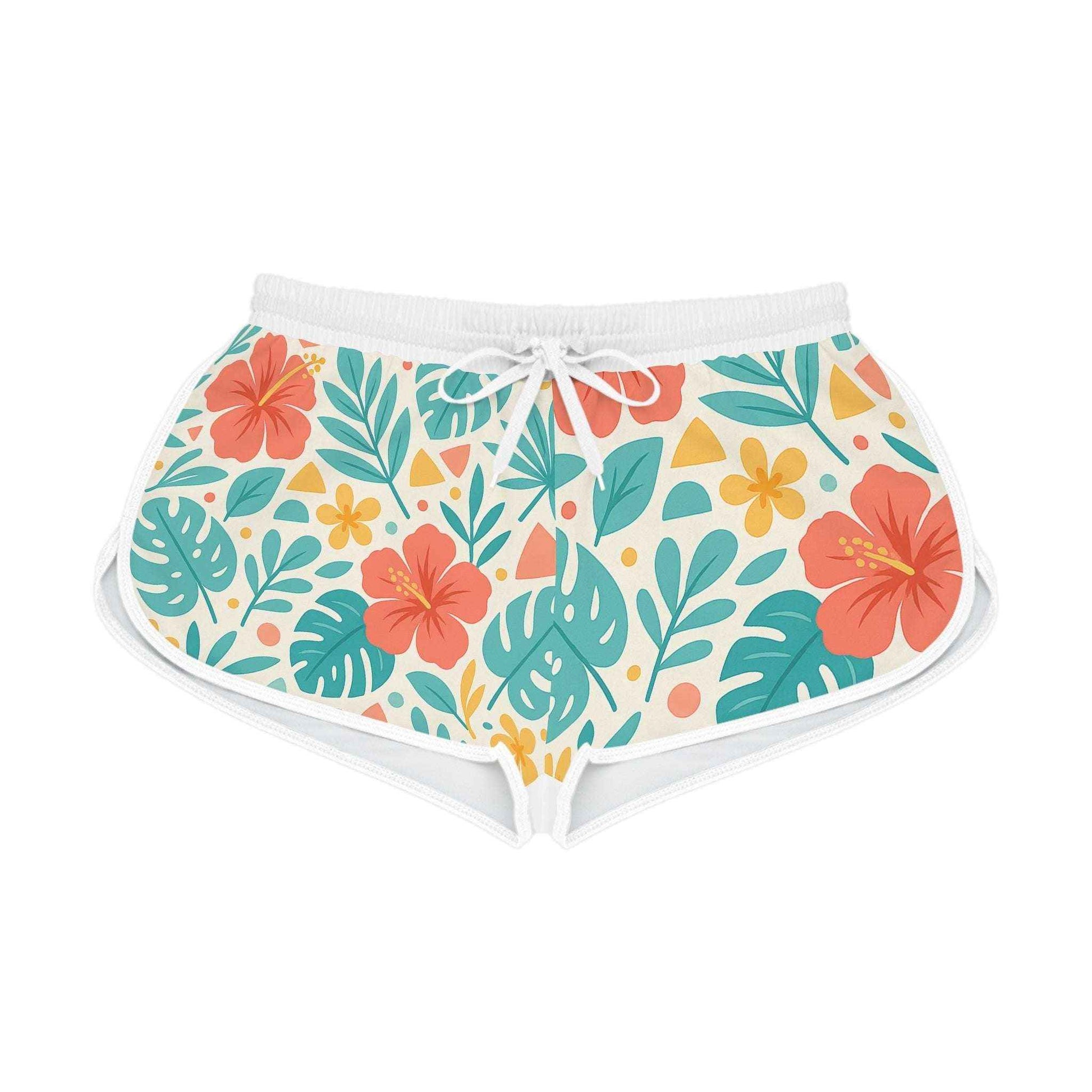 Tropical Floral Pajama Shorts – Comfy Summer Gift for Her