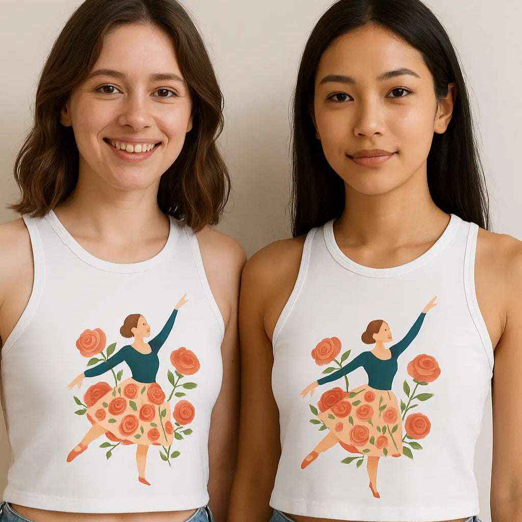 Women's Micro Rib Racer Tank – Soft, Stylish High Neck Fit