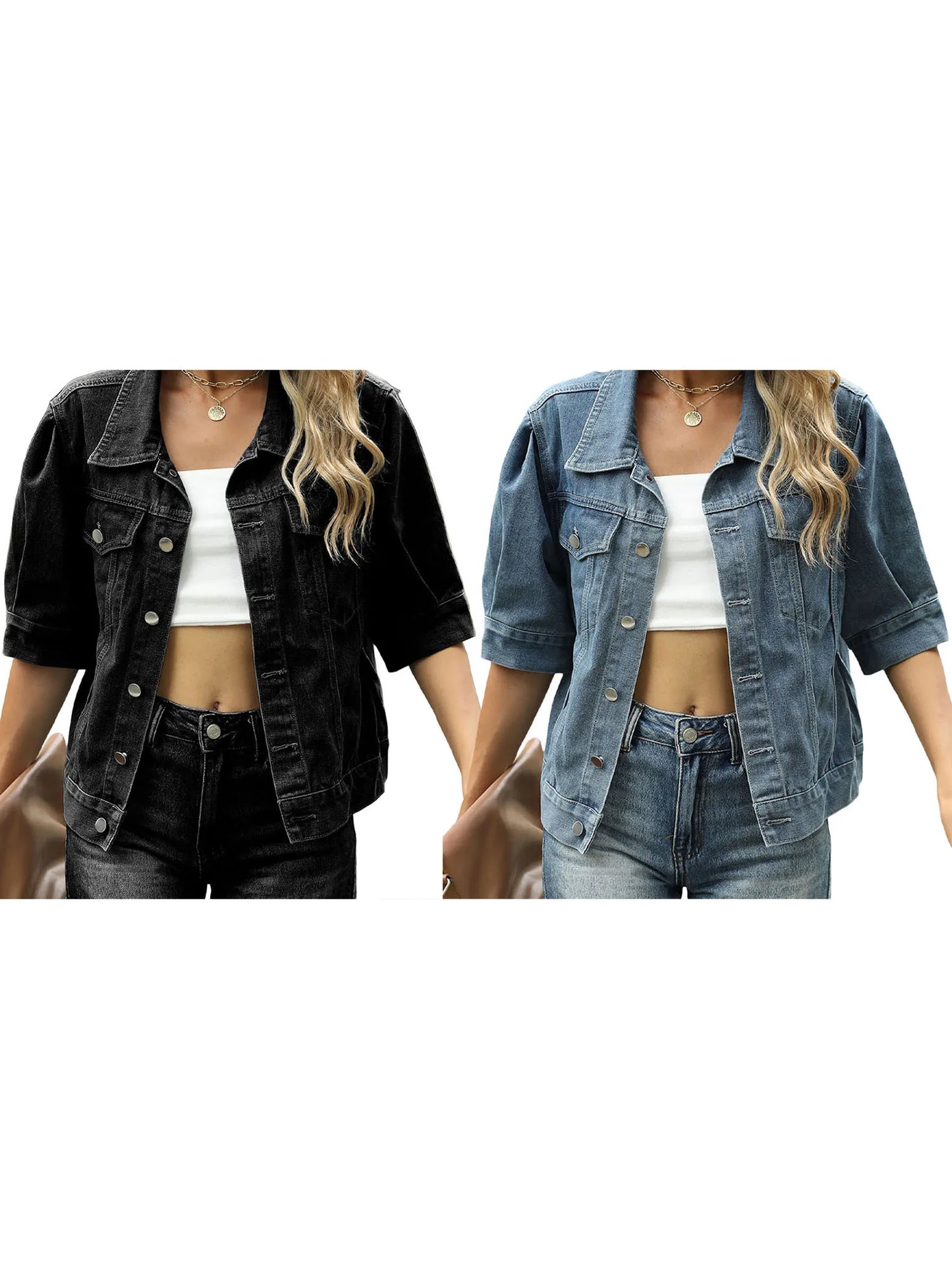 Women’s Denim Jacket – Dark Grey edit for modern street looks