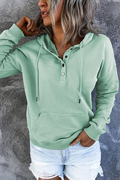 Women’s Hooded Sweatshirt – Back View and Hood Detail

