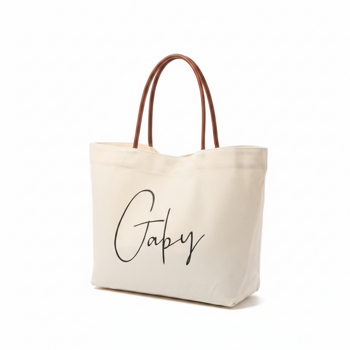 Everyday Tote Bag for Women in Beige for Simple Styling