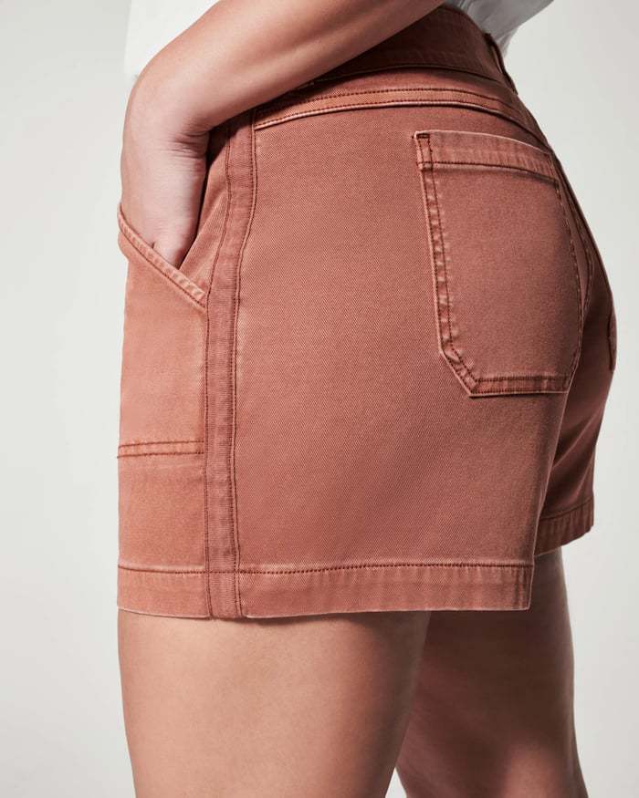 Women’s high-waist cotton-linen shorts – travel-ready, lightweight comfort


