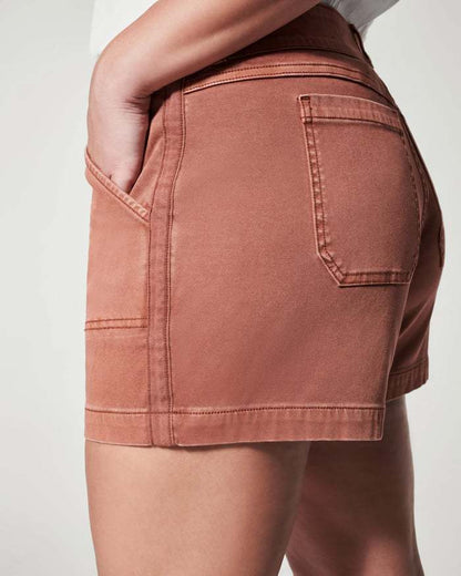 Women’s high-waist cotton-linen shorts – travel-ready, lightweight comfort


