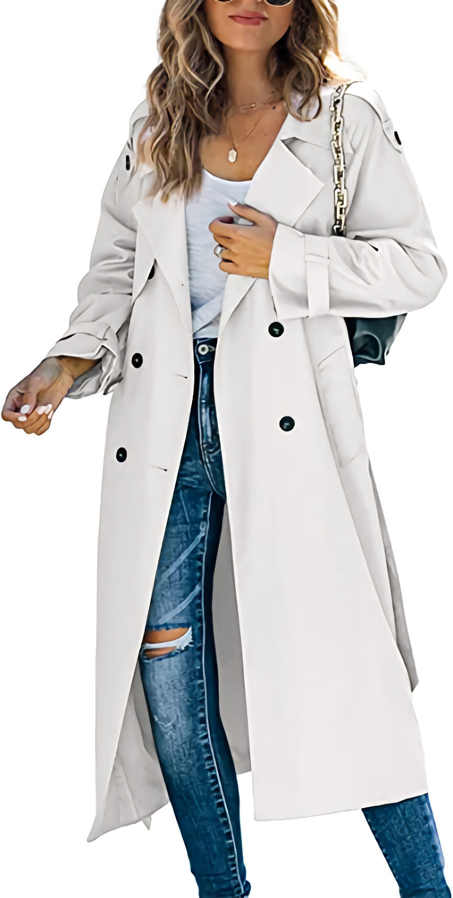 Women’s windbreaker jacket in grey – casual streetwear layering shot with hood up