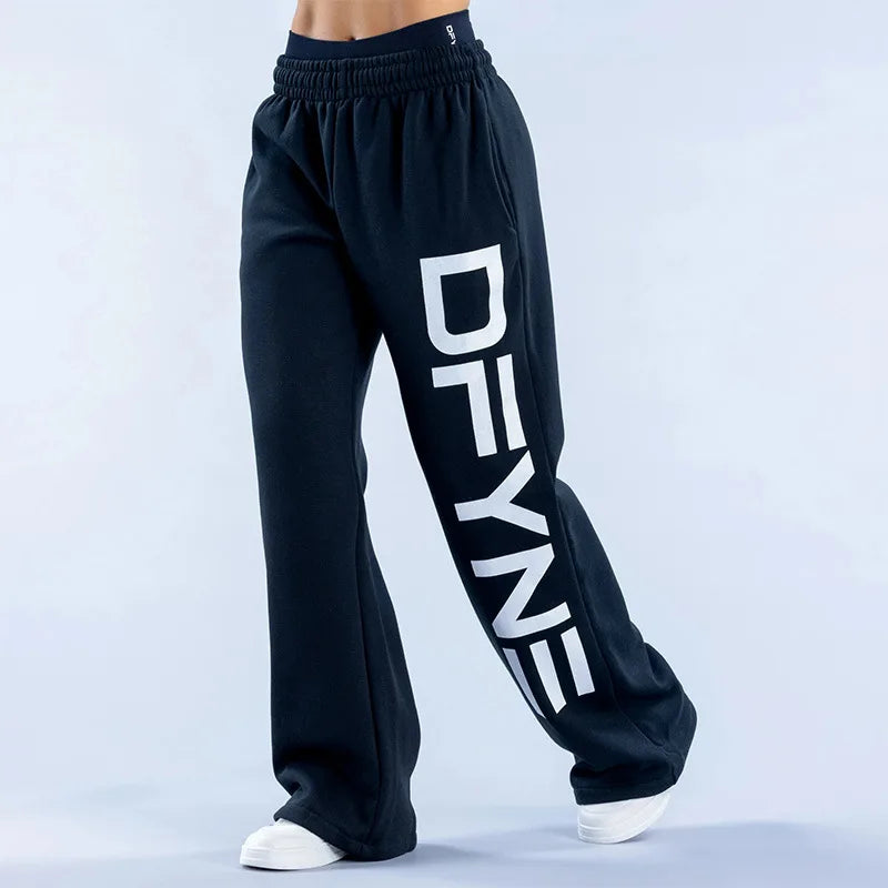 Y2K gothic Harajuku low waist pants – versatile straight pants for women