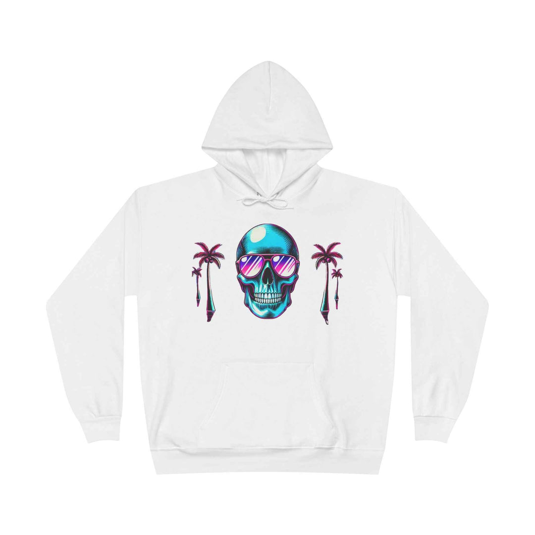 Tropical Skull Unisex Eco Hoodie - Bold & Sustainable Style