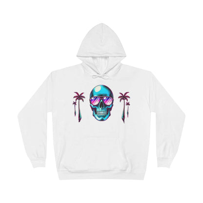 Tropical Skull Unisex Eco Hoodie - Bold & Sustainable Style