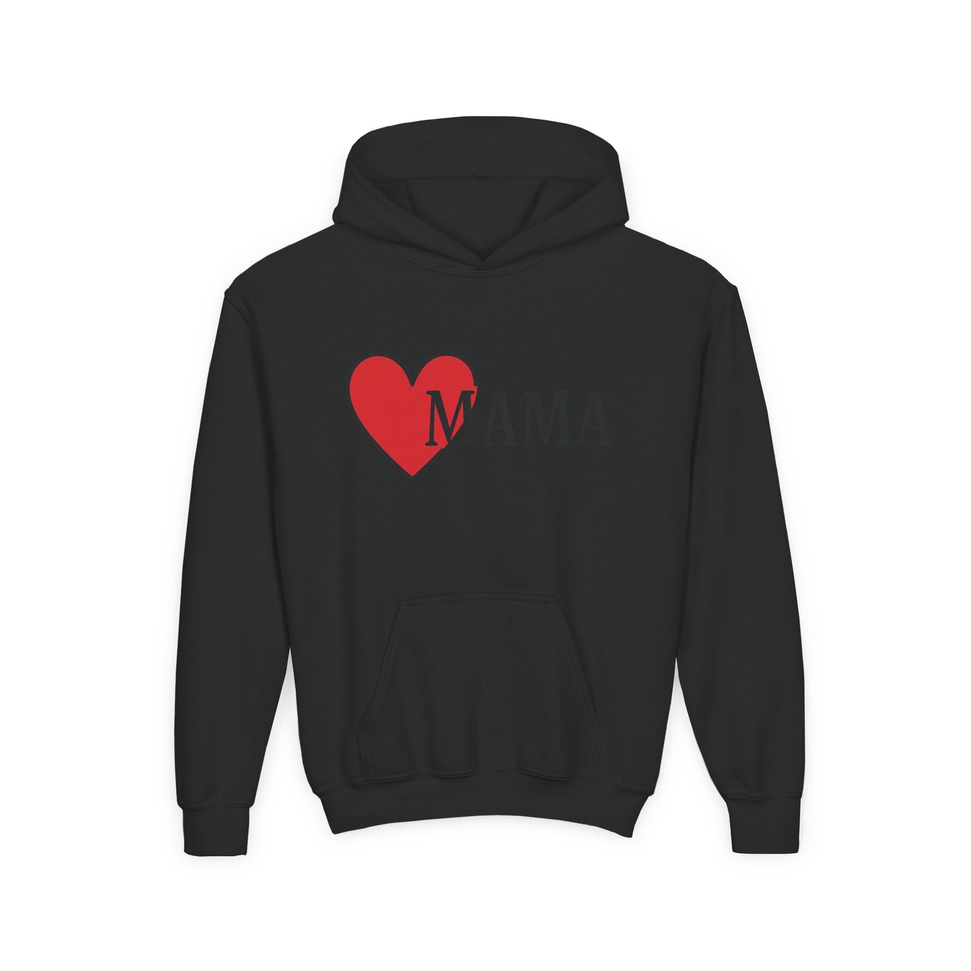 Young girl hugging mom in Heartfelt Mama Sweatshirt

