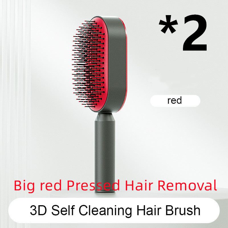 Self Cleaning Hair Brush – Detangle & Shine