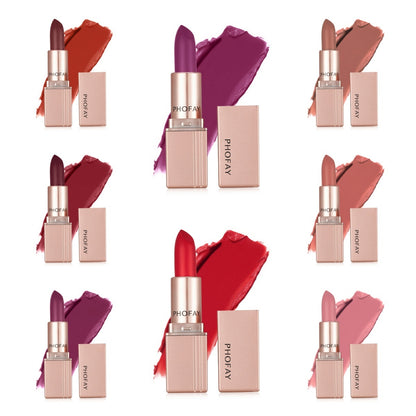 Phofay Matte Lipstick: All-Day Color, Get Yours Now!