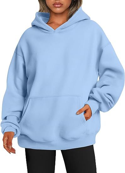 Oversized Women Hoodie With Pockets Casual Pullover Style