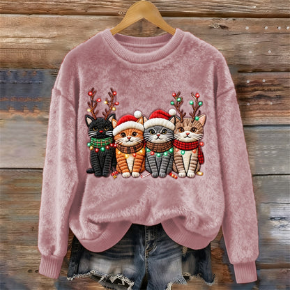 Christmas Sweatshirt Womens - 3D Flannel Cozy Gift Idea