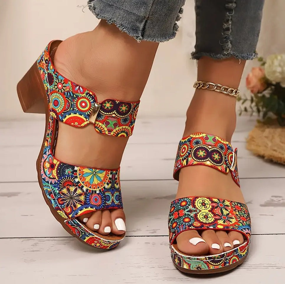 Summer Sandals for Women With Bold Prints