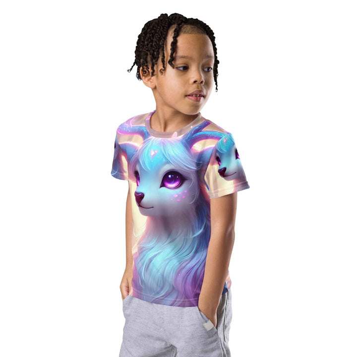 Colorful Kids Crew Neck T-Shirt for Active Days