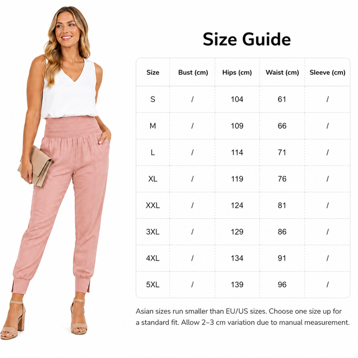 High Waist Cropped Pants with Side Slits for Women