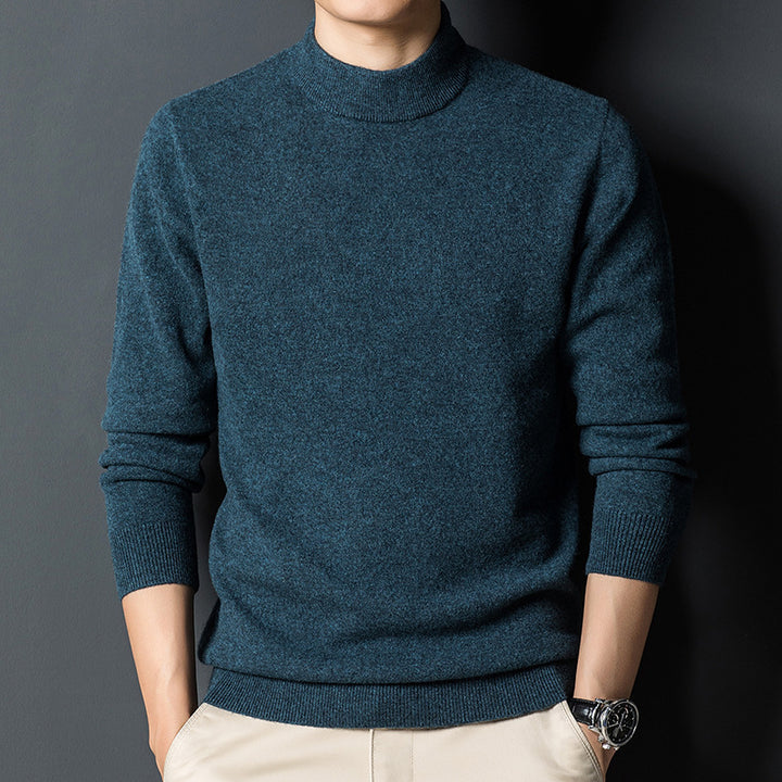 Men’s Slim-Fit Mock-Neck Long-Sleeve Top Comfort Dailys