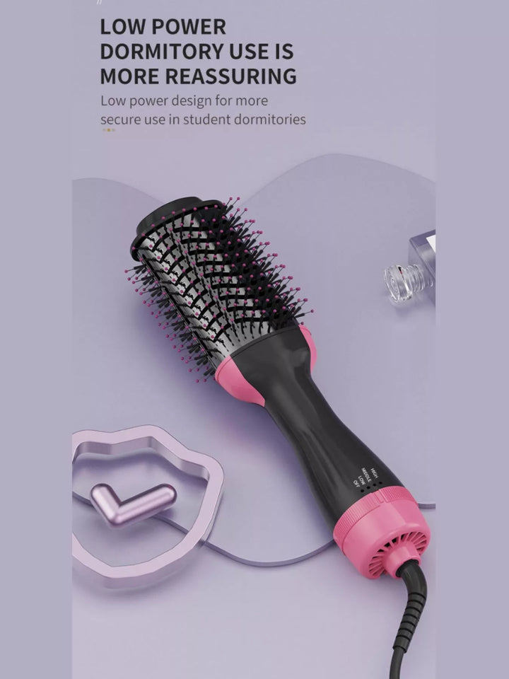 Anti frizz hot air brush for polished morning styling routine