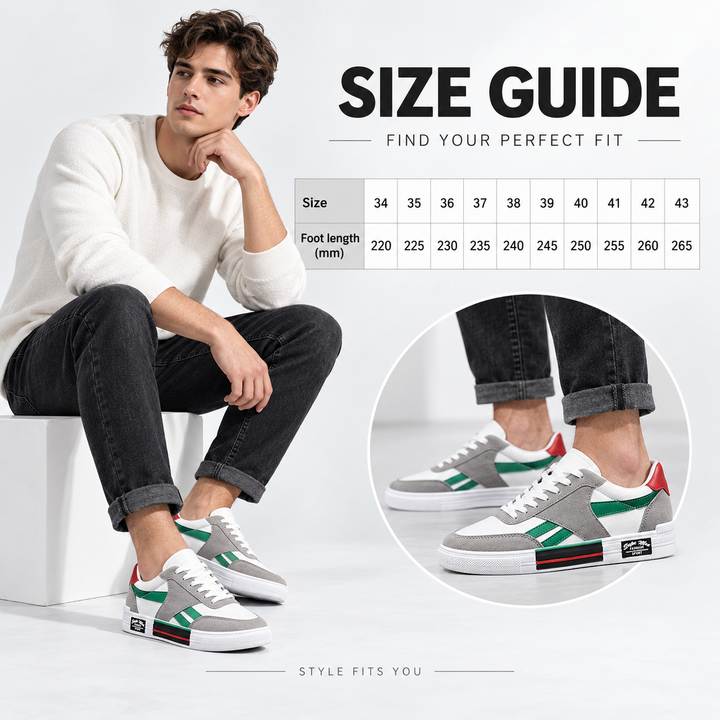 Canvas Shoes with Striped Color Splicing for Daily Wear
