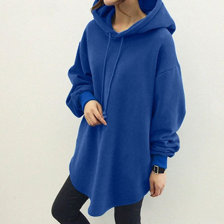 women hooded loose sweatshirt front pocket detail everyday use