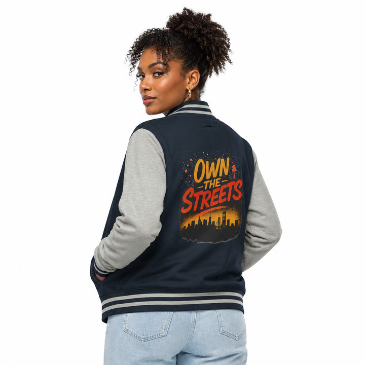 Varsity Jacket - Own the Streets Unisex Streetwear Look