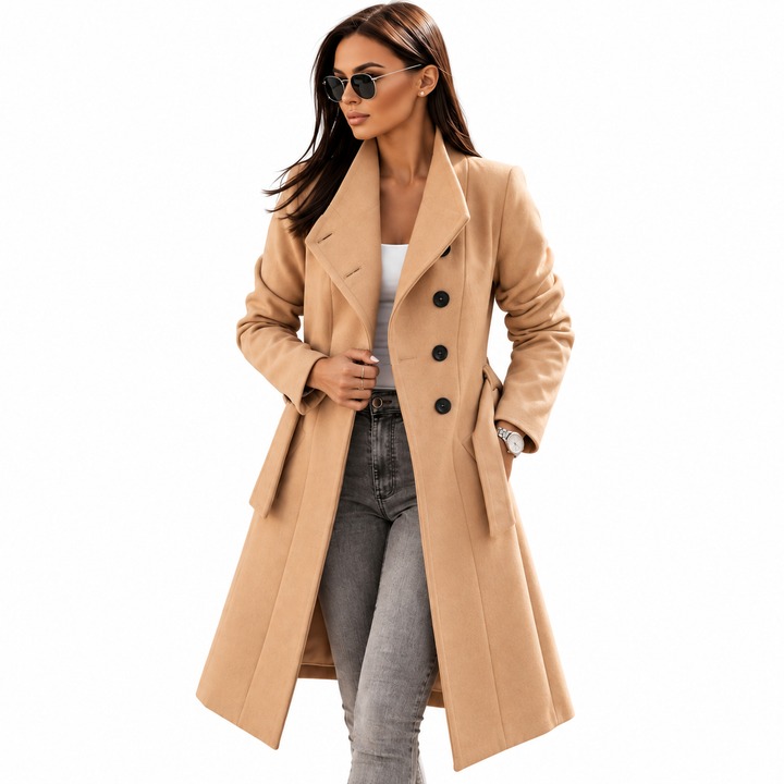 Khaki mid-length women&