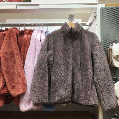 Women's Warm Coral Fleece Jacket – Soft, Cozy, Stylish