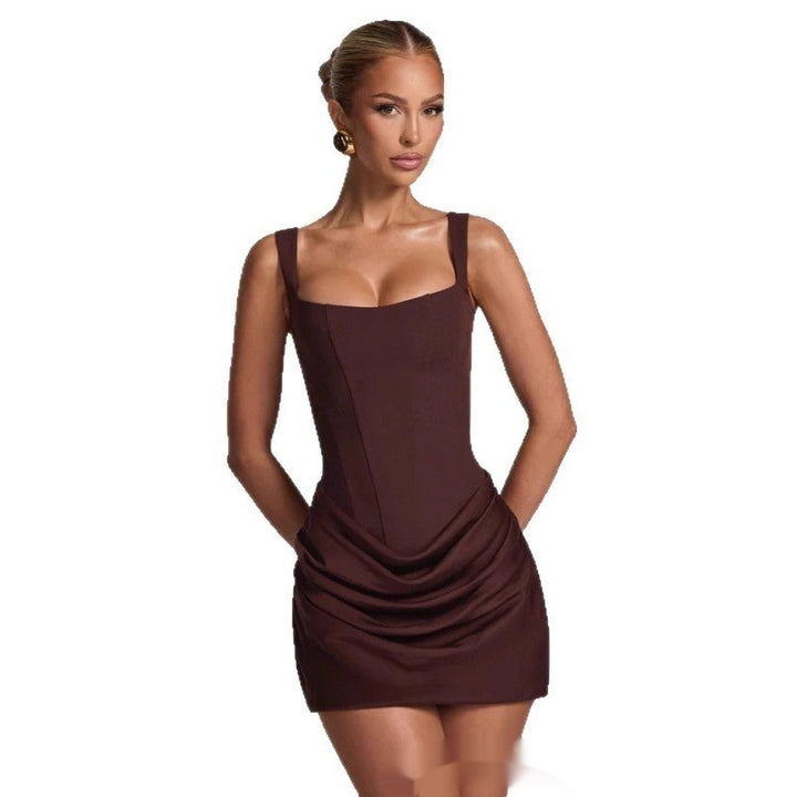 bodycon dress women limited drop studio lifestyle tall slender silhouette premium solid color fitted
