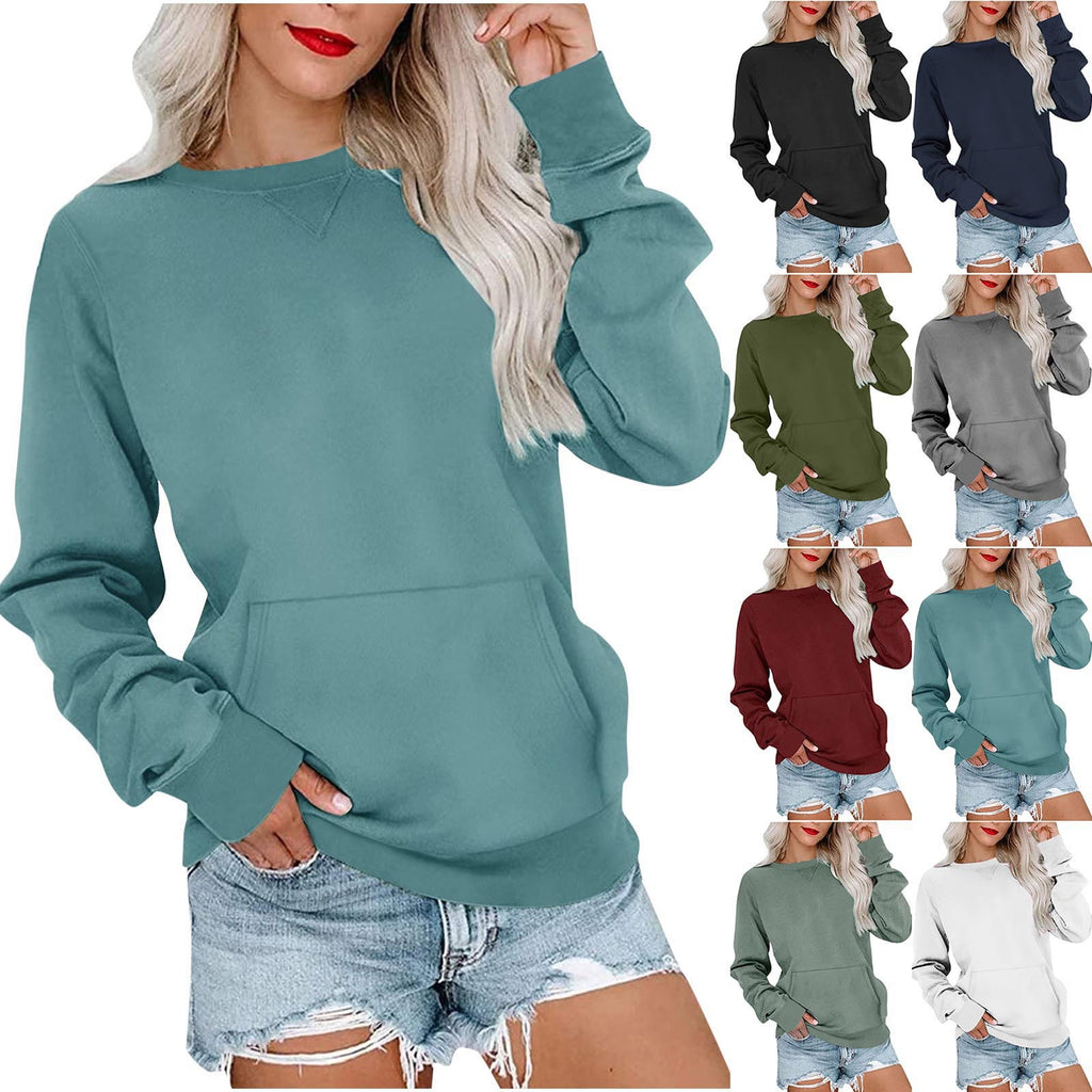 Women's Loose Long Sleeve Sweater – Cozy & Loose Fit