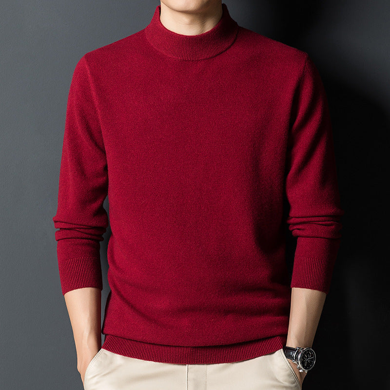 Men’s Slim-Fit Mock-Neck Long-Sleeve Top Comfort Dailys